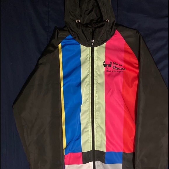 Multicolor Windbreaker Jacket - Great Quality - Picture 2 of 4